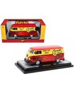 1960 Volkswagen Delivery Van Red Yellow Corn Nuts BBQ 1/24 Diecast Model Limited Edition