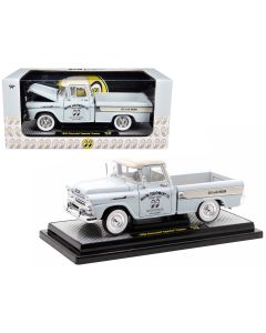 1958 Chevrolet Apache Cameo Pickup Truck Diecast Model 1/24 M2 Machines Limited Edition 6650 Pieces