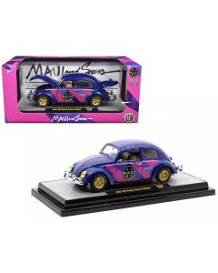 1952 Volkswagen Beetle Deluxe 1/24 Diecast Model Car Purple Metallic Limited Edition