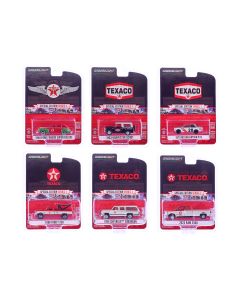 2023 Texaco Special Edition 1/64 Diecast Model Cars Set of 6 by Greenlight