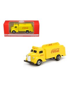 1947 Diecast Model Coca Cola Delivery Truck Yellow 1/87 by Motorcity Classics