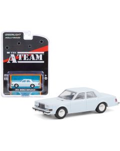 1981 Dodge Diplomat Light Blue 1/64 Diecast Model Car Greenlight A-Team TV Series