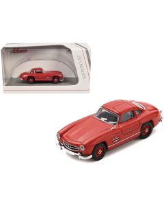 1954 Mercedes-Benz 300 SL Gullwing Coupe Red 1/87 Diecast Model Car by Schuco