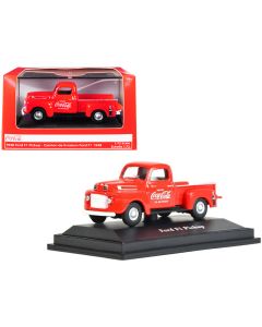 1948 Ford F1 Pickup Truck Coca-Cola Red 1/72 Diecast Model Car Motorcity Classics