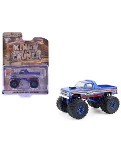 1982 GMC Sierra 2500 Monster Truck Moonshiner! Blue Metallic 1/64 Diecast Greenlight