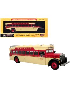 1935 Mack BK Coach Bus Trailways 1/64 Diecast Model - Limited Edition 504 pcs