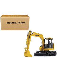2018 Komatsu PC78US-11 Excavator Diecast Model 1/50 Scale Yellow DCP/First Gear