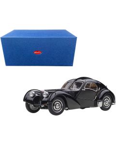 1938 Bugatti Type 57SC Atlantic 1/43 Diecast Model Car Black Disc Wheels Autoart