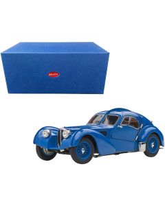 1938 Bugatti Type 57SC Atlantic Blue 1/43 Diecast Model Car by Autoart