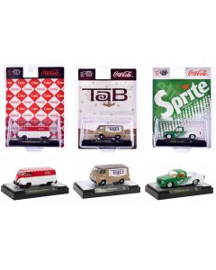 2023 M2 Machines 1/64 Diecast Model Cars Set of 3 Limited Edition Sodas 9250 pcs