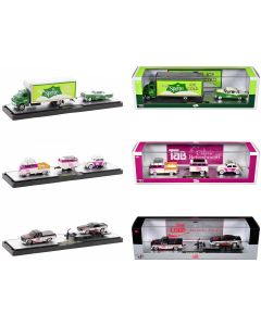 2026 M2 Machines Limited Edition Diecast Auto Haulers Soda Set of 3, 1/64 Scale, 9600 Worldwide