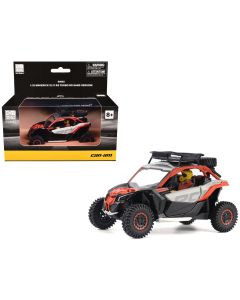 2023 Can-Am Maverick X3 X RS Turbo RR Diecast Model 1/32 Chalk Gray & Red