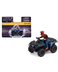 2023 Can-Am Outlander XT 1000R ATV Oxford Blue Metallic Diecast Model 1/32 BRP