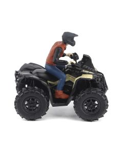 2023 Can-Am Renegade X MR 1000R ATV Diecast Model 1/32 Desert Tan with Driver Figure