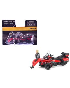 2023 Can-Am Spyder RT Limited 3-Wheel Motorcycle Diecast Model 1/32 Red