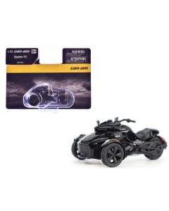 2023 Can-Am Spyder F3 Diecast Model 1/32 Scale Black Metallic by BRP Models