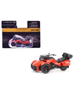 2023 Can-Am Spyder F3 Limited Special Series 3-Wheel Motorcycle Diecast Model Viper Red 1/32