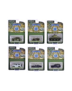 2023 Battalion 64 Series 4 Set of 6 Diecast Models 1/64 by Greenlight