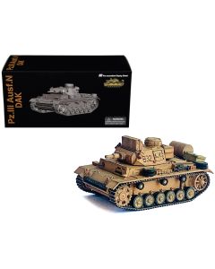 1942/43 Germany Pz.Kpfw.III Ausf.N DAK Tank 1/72 Dragon Armor Model Tunisia
