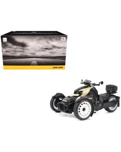 2023 Can-Am Ryker Rally 3-Wheel Motorcycle Diecast Model Sand Storm/Black 1:12
