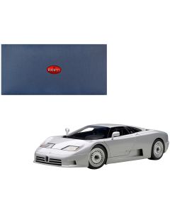 1992 Bugatti EB110 GT Silver 1/18 Diecast Model Car by Autoart