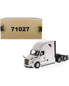 2023 Freightliner New Cascadia Sleeper Cab Truck Tractor 1/50 Diecast Model Pearl White by Diecast Masters