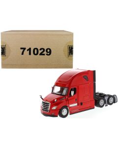 2023 Freightliner Cascadia Sleeper Cab Truck Tractor Red 1/50 Diecast Model