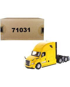 2023 Freightliner New Cascadia Sleeper Cab Truck Tractor 1/50 Diecast Model Yellow by Diecast Masters