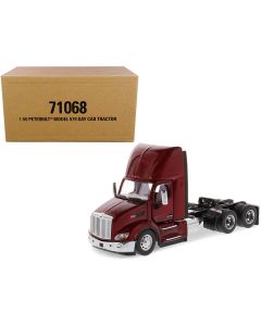 2023 Peterbilt 579 Day Cab Truck Tractor Diecast Model 1/50 Scale Legendary Red