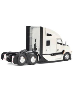 2023 Kenworth T680 Truck Tractor Diecast Model 1/50 Pearl White Transport Series