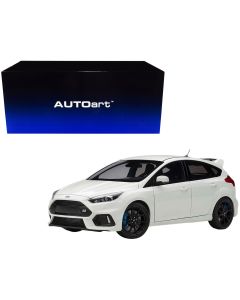 2016 Ford Focus RS 1/18 Model Car Frozen White by Autoart