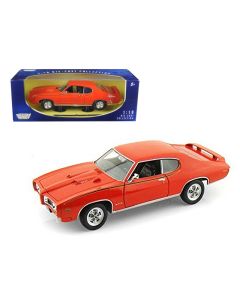 1969 Pontiac GTO Judge Orange 1/18 Diecast Model Car Motormax Collectible