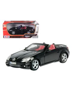 2005 Mercedes SLK55 AMG Diecast Model Car Black 1/18 by Motormax