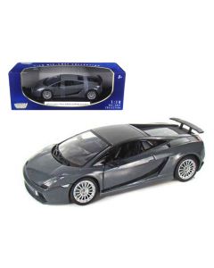 1/18 Diecast Model Car Lamborghini Gallardo Superleggera Grey by Motormax