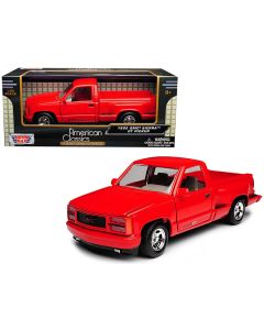 1992 GMC Sierra GT Red Pickup Truck 1/24 Diecast Model Motormax Collectible