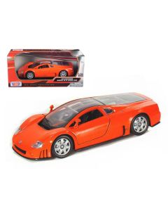 Diecast Car Model 1/24 Volkswagen Nardo W12 Orange by Motormax