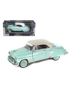1950 Chevrolet Bel Air Diecast Model Car Green/Cream 1:24 Motormax