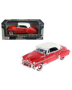 1950 Chevrolet Bel Air Red 1/24 Diecast Model Car by Motormax