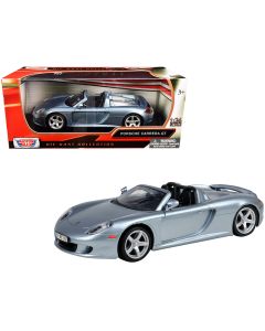 2004 Porsche Carrera GT Gray 1/24 Diecast Model Car Motormax Collectible