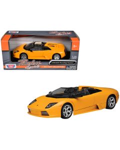 2004 Lamborghini Murcielago Roadster Orange 1/24 Diecast Model Car Motormax