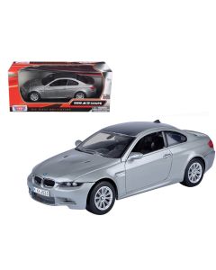 2023 BMW M3 Coupe Gray Metallic 1/24 Diecast Model Car Motormax