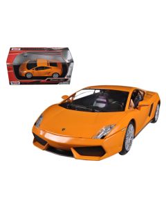 2023 Lamborghini Gallardo LP-560-4 Orange 1/24 Diecast Model Car Motormax