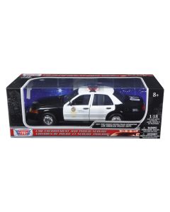 2001 Ford Crown Victoria LAPD Diecast Model 1/18 Motormax Collectible Car