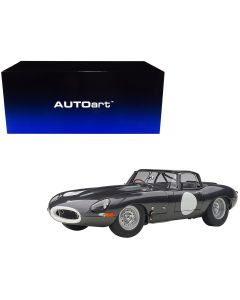 2023 Jaguar E-Type Lightweight Roadster RHD Dark Gray 1/18 Model Car Autoart