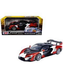 2023 McLaren Senna #22 1/24 Diecast Model Car - GT Racing Series, Black/Red/White