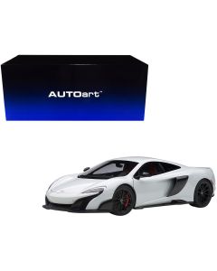 1/18 McLaren 675LT Silica White Diecast Model Car by Autoart
