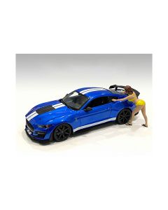 2023 Stephanie Bikini Car Wash Girl Figurine 1/18 Scale Model American Diorama