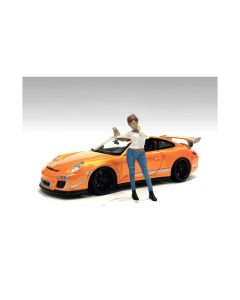 1/18 Scale Figurine Car Meet 1 by American Diorama Model Accessory