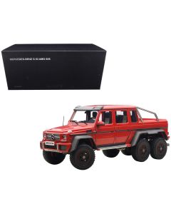 2023 Mercedes G63 AMG 6X6 Red 1/18 Model Car Diecast by Autoart