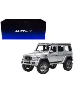 2018 Mercedes Benz G500 4X4 2 Silver 1/18 Scale Model Car by Autoart